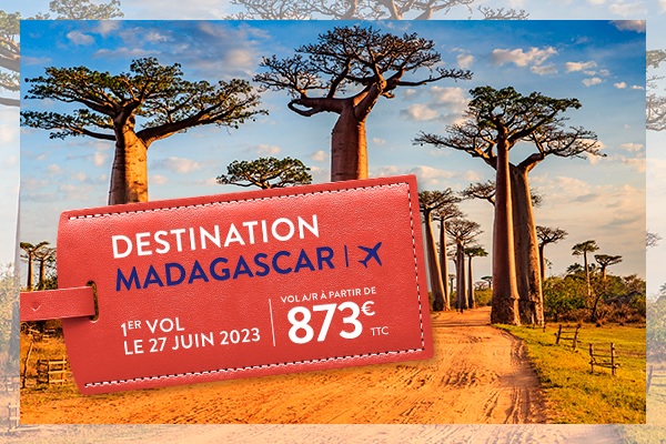 Corsair relance ses vols vers Madagascar dès juin 2023 - DR Corsair Corsair relance ses vols vers Madagascar dès juin 2023 - DR Corsair