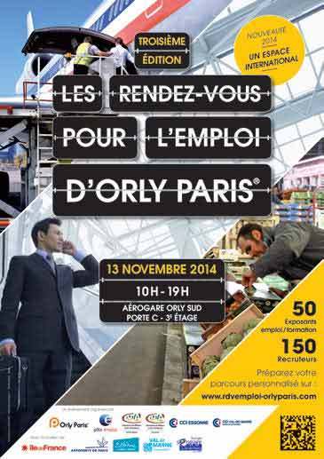 Paris : les Rendez-Vous pour l'emploi s'ouvrent à Orly