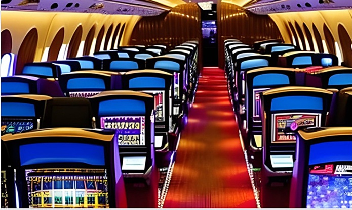 En classe éco on mise et on joue sans quitter son siège...quitter En classe éco on mise et on joue sans quitter son siège...quitter