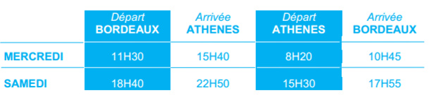 Aegean Airlines : 2 vols hebdomadaires entre Bordeaux et Athènes pour l’Été 2014 Aegean Airlines : 2 vols hebdomadaires entre Bordeaux et Athènes pour l’Été 2014