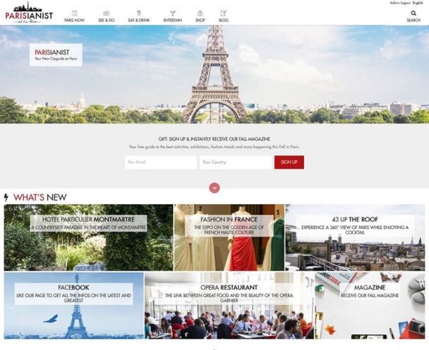 Parisianist, suivez le guide digitalisé