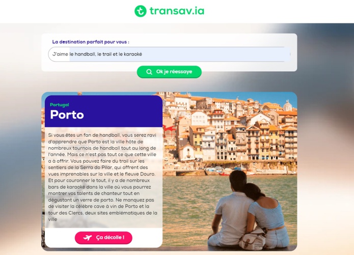 Transavia a lancé un outil baptisé Transav-IA qui s'appuie sur l'IA de ChatGPT - DR