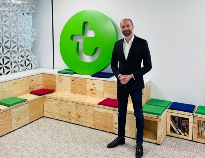 Nicolas Hénin, Directeur commercial Transavia dans les tout nouveaux locaux de la compagnie à Orly.Photos C.Hardin