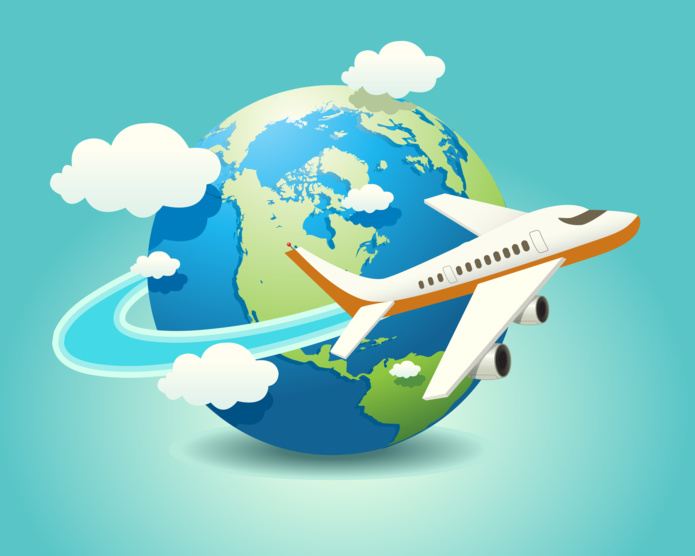 Réduire les voyages en avion qui représentent jusqu'à 70% des émissions pour un séjour de 7 jours (©DP)