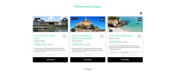 Nouvelles fonctionnalités chez Ty-Win (©Ty-Win) Nouvelles fonctionnalités chez Ty-Win (©Ty-Win)