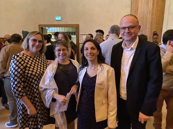 Sylvie Ysambert, Patricia Linot, Karine Guyon et Jean-Vincent Petit, France DMC Alliance (©BC) Sylvie Ysambert, Patricia Linot, Karine Guyon et Jean-Vincent Petit, France DMC Alliance (©BC)