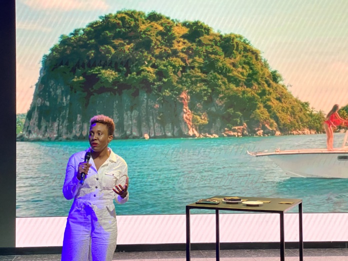 Naomi Pétrine, directrice du CTIG, présente le 1er Rhum & Vous (©BC) Naomi Pétrine, directrice du CTIG, présente le 1er Rhum & Vous (©BC)