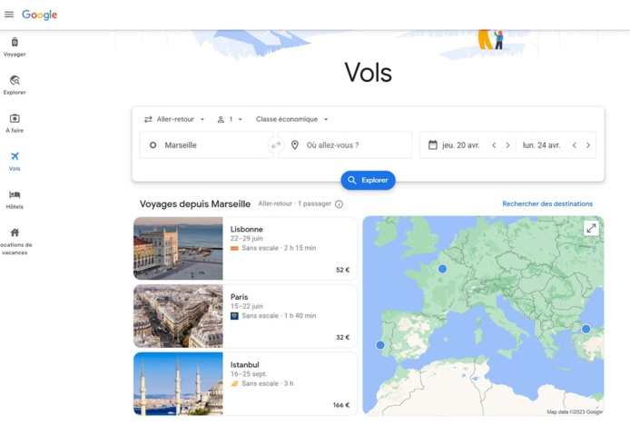 Billet d'avion : Google Flight lance un nouveau programme pilote de prix garantis Billet d'avion : Google Flight lance un nouveau programme pilote de prix garantis