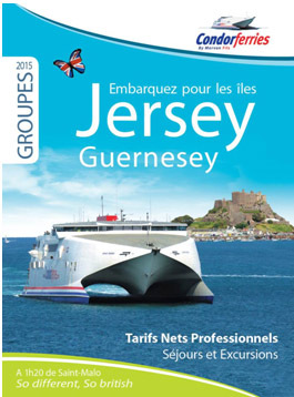 Jersey-Guernesey : Condor Ferries lance sa brochure groupes 2015 Jersey-Guernesey : Condor Ferries lance sa brochure groupes 2015