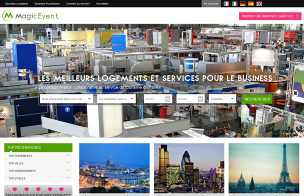 Le site MagicEvent propose des logements alternatifs à l'hôtel aux voyageurs affaires - DR Le site MagicEvent propose des logements alternatifs à l'hôtel aux voyageurs affaires - DR