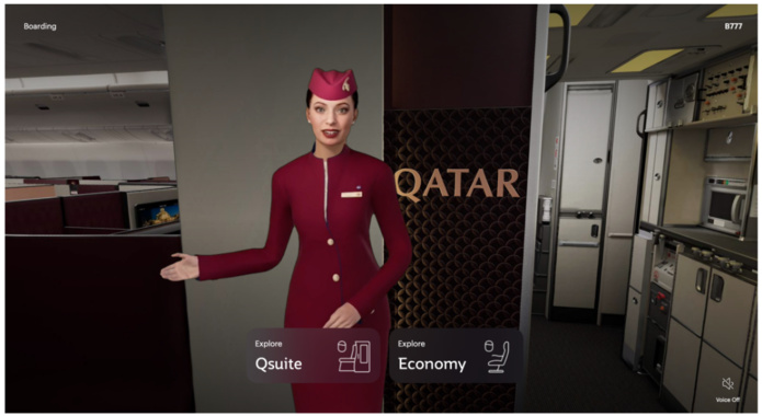 Qatar Airways a lancé QVerse - DR