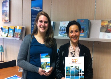 Camille Gaillard (à gauche) d el'agence Prêt à Partir de Metz est la grande gagnante du concours de Top of Travel - Photo DR