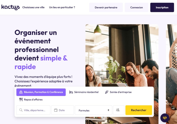 Kactus a dévoilé sa nouvelle image et sa nouvelle plateforme pour organiser des évènements B2B - DR