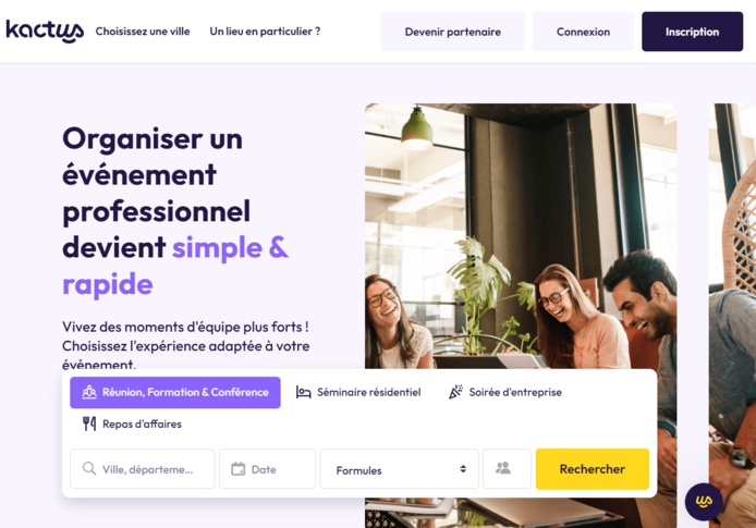 Kactus a dévoilé sa nouvelle image et sa nouvelle plateforme pour organiser des évènements B2B - DR Kactus a dévoilé sa nouvelle image et sa nouvelle plateforme pour organiser des évènements B2B - DR