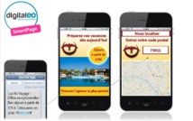Les Smartpages bénéficient de la fonctionnalité “Store Locator”, qui permet d’afficher la liste de points de vente à proximité, sous forme de plans, selon le lieu où les clients se trouvent. Les Smartpages bénéficient de la fonctionnalité “Store Locator”, qui permet d’afficher la liste de points de vente à proximité, sous forme de plans, selon le lieu où les clients se trouvent.
