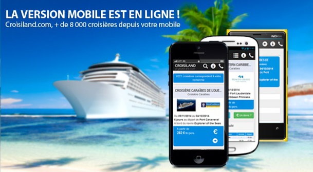 Croisiland.com lance sa version mobile