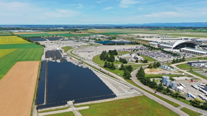 VINCI Airports lance une centrale solaire à l'aéroport de Lyon Saint-Exupéry - Photo Vinci