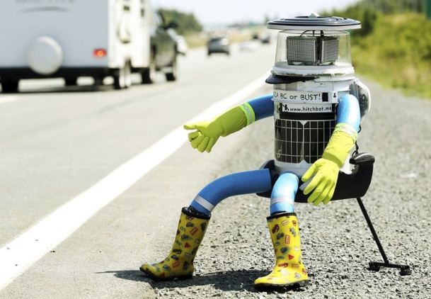 HitchBot, le robot auto-stoppeur qui a traversé le Canada HitchBot, le robot auto-stoppeur qui a traversé le Canada