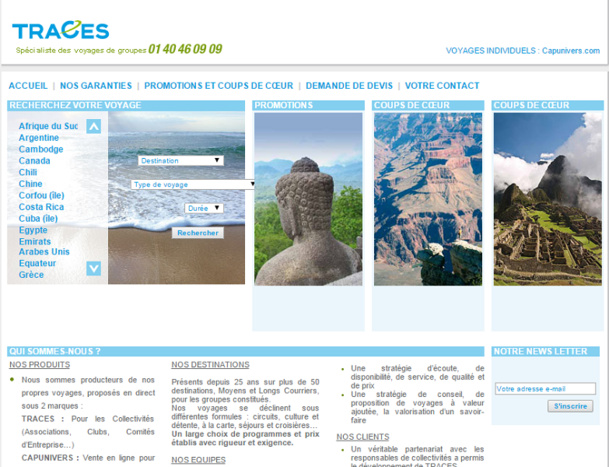 Toutes les marques du groupe Consult Voyages, dont Traces, perdent leur garantie financière APST - Capture d'écran Toutes les marques du groupe Consult Voyages, dont Traces, perdent leur garantie financière APST - Capture d'écran