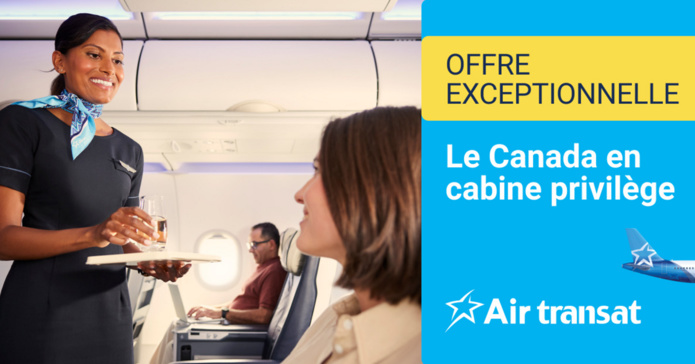 Air Transat lance une promotion sur sa Classe Club - Photo : ©Air Transat Air Transat lance une promotion sur sa Classe Club - Photo : ©Air Transat