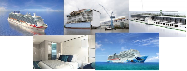 5 nouveaux navires de croisières entreront en service en 2015 - Photos DR