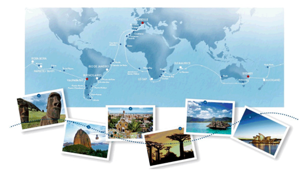 Le Deliziosa fera le Tour du Monde par l'hémisphère Sud en 114 jours - DR : Costa Croisières Le Deliziosa fera le Tour du Monde par l'hémisphère Sud en 114 jours - DR : Costa Croisières