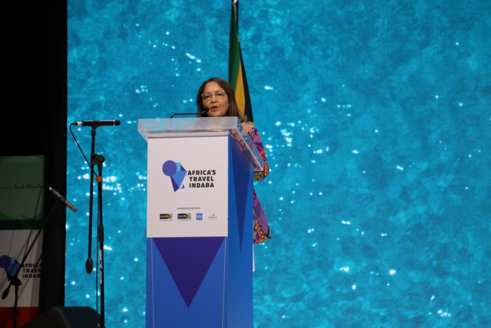 La ministre du Tourisme d'Afrique du Sud, Patricia de Lille (©South African tourism) La ministre du Tourisme d'Afrique du Sud, Patricia de Lille (©South African tourism)