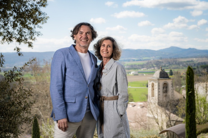 Fabien Piacentino et son épouse Valérie, maîtres de maison du Couvent des Minimes (Photo Paul Stefanaggi/Couvent des Minimes)