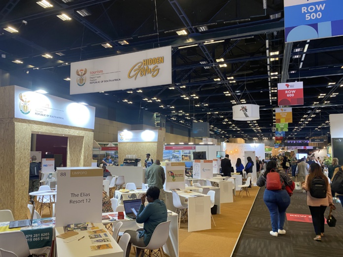 Un vaste espace réservé aux "pépites" de la STEA lors du salon Indaba 2023 (©BC) Un vaste espace réservé aux "pépites" de la STEA lors du salon Indaba 2023 (©BC)