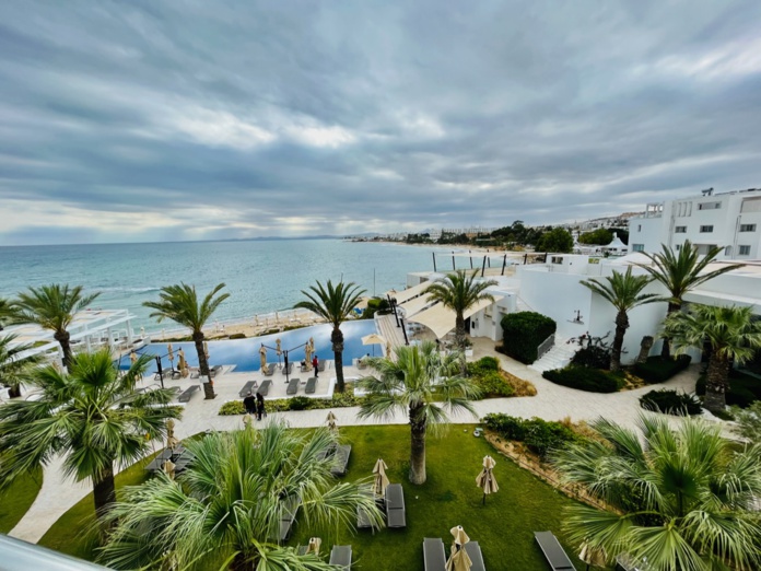 La Badira, une vue imprenable sur la mer à Hammamet (photo Paula BOYER)