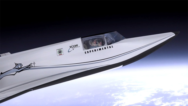 L'avion suborbital Lynx rocketplane enverra des touristes dans l'espace dès l'année prochaine si tout se passe comme prévu - DR : XCOR Aeroplane