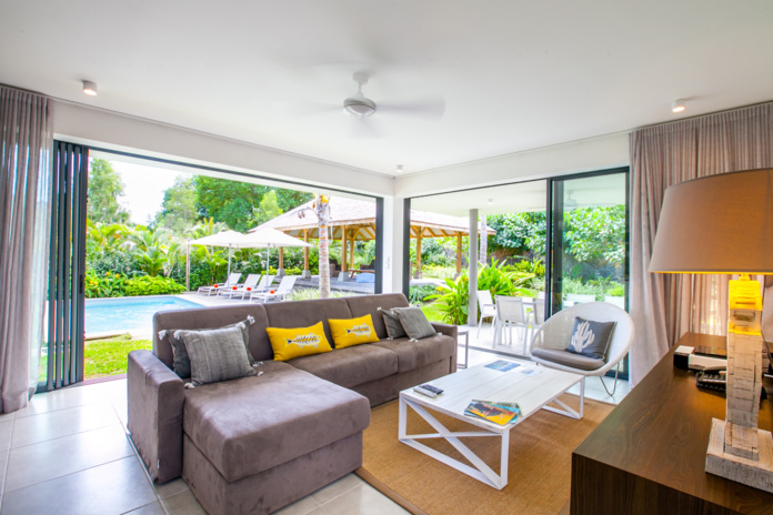 Le salon d'une des villas Marguery (Photo MJ Holidays) Le salon d'une des villas Marguery (Photo MJ Holidays)
