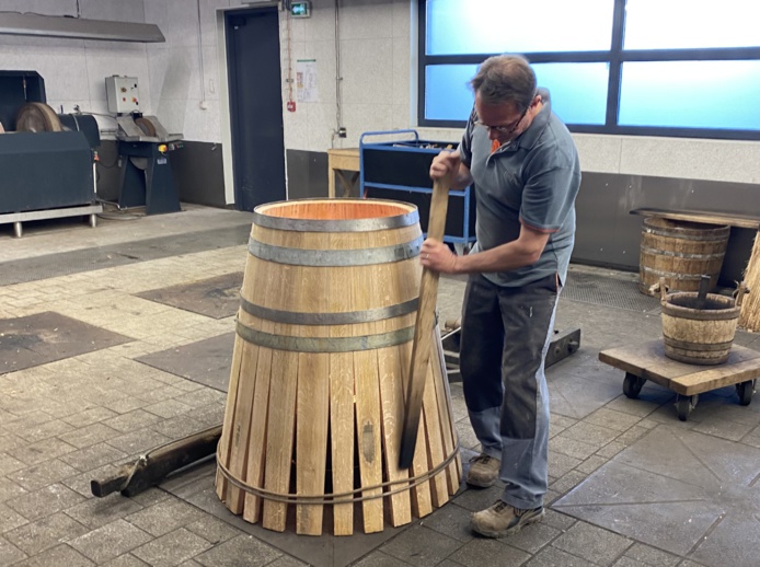 La tonnellerie sera prochainement ouverte à la visite (©BC) La tonnellerie sera prochainement ouverte à la visite (©BC)