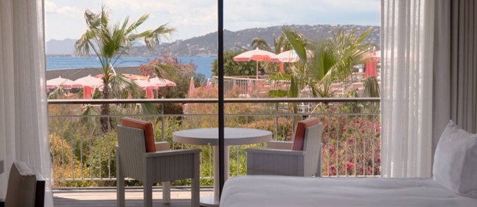 Une vue iprenable sur la mer (Photo Cap d'Antibes Beach Hotel)