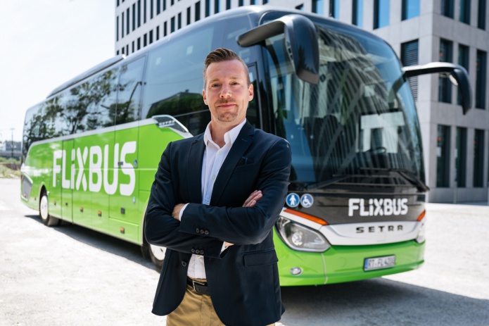 Flixbus va lancer ses opérations de transport en Inde en 2024 - Photo André Schwämmlein CEO de FlixBus Twitter