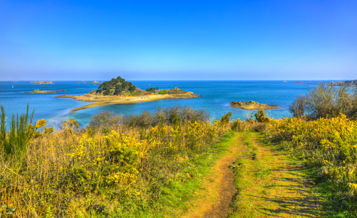 L'île de Sterec dans la baie de Morlaix (©Deposit Photos)