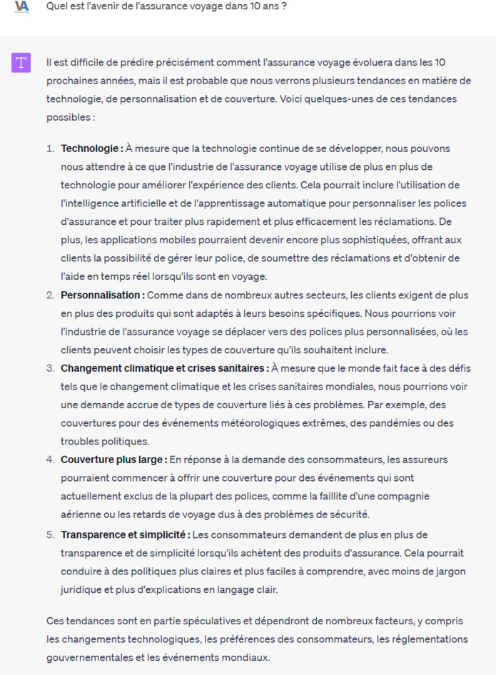 Réponse de CHATGPT 4 Réponse de CHATGPT 4