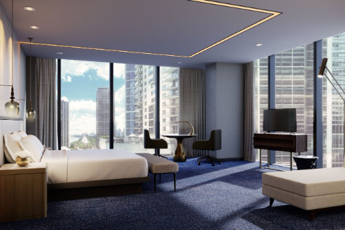 Les chambres du St Regis offrent une vue sur un environnement urbain exceptionnel (Photo St Regis)