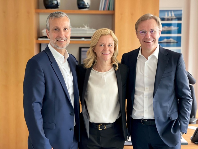 Hervé Bellaïche, Belinda Hindmarsh et Hervé Gastinel - Photo DR