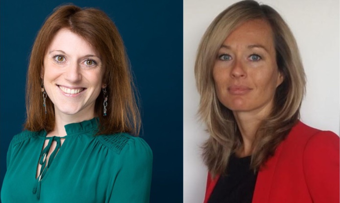 Rébecca Xerri (CDS Groupe) et Caroline Saccoletto (déléguée régionale AFTM AURA)).