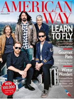 L'édition de janvier met le groupe de rock des Foo Fighters en une - DR L'édition de janvier met le groupe de rock des Foo Fighters en une - DR