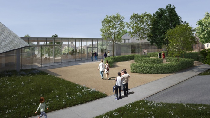 La nouvelle entrée de la Cité des Présents (©Cabinet Mauger) La nouvelle entrée de la Cité des Présents (©Cabinet Mauger)