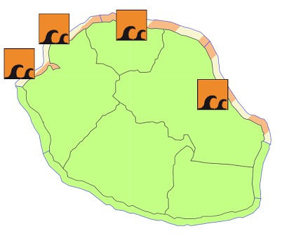 Bansdi : pré-alerte cyclonique pour l'Île de La Réunion