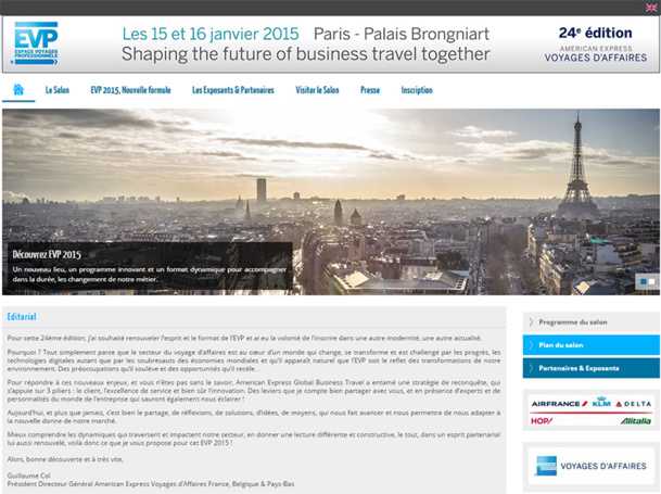 La 24ème édition de l'EVP 2015 se déroulera au Palais Brongniard, place de la Bourse à Paris, jusqu'au 16 janvier - DR : EVP 2015