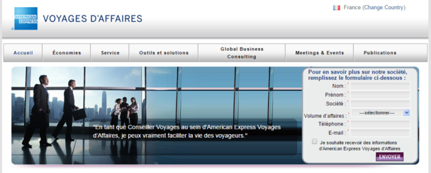 C'est American Express Voyages d'Affaires qui va gérer les déplacements professionnels du Groupe La Poste en France - DR : www.amexglobalbusinesstravel.com