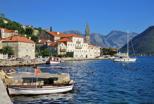 La ville de Perast dans les bouches de Kotor, classées UNESCO, se trouve juste à coté du nouveau Top Club de Top of Travel au Monténégro. © Hons084 / Wikimedia Commons