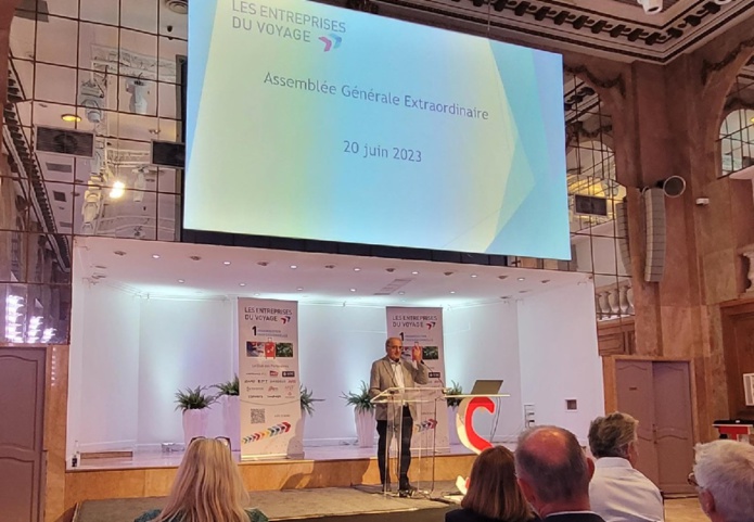 Les membres des Entreprises du Voyage ont approuvé de nouveaux "aménagements statutaires". Le nouveau ou la nouvelle Président(e) sera élu(e) le 4 octobre durant l'IFTM - DR : AB Les membres des Entreprises du Voyage ont approuvé de nouveaux "aménagements statutaires". Le nouveau ou la nouvelle Président(e) sera élu(e) le 4 octobre durant l'IFTM - DR : AB