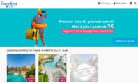 Leclerc Voyages lance une opération d'enchères en ligne - Photo Capture écran Leclerc Voyages lance une opération d'enchères en ligne - Photo Capture écran