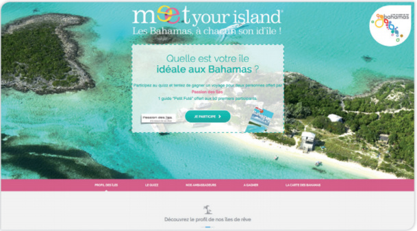 La campagne "Meet Your Island" se déploie sur le Web à partir de ce lundi 19 janvier 2015 - DR