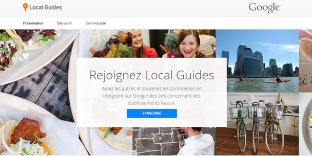 Google lance Local Guide, un service Google+ pour mettre en avant les établissements locaux de qualité grâce aux commentaires des utilisateurs. DR capture d’écran www.google.com